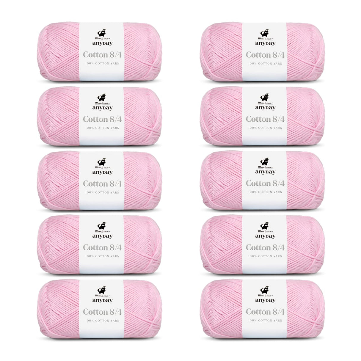 ANYDAY Cotton 8/4 10-pak