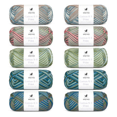 ANYDAY Cotton 8/4 Print Colorbag 10 Stück