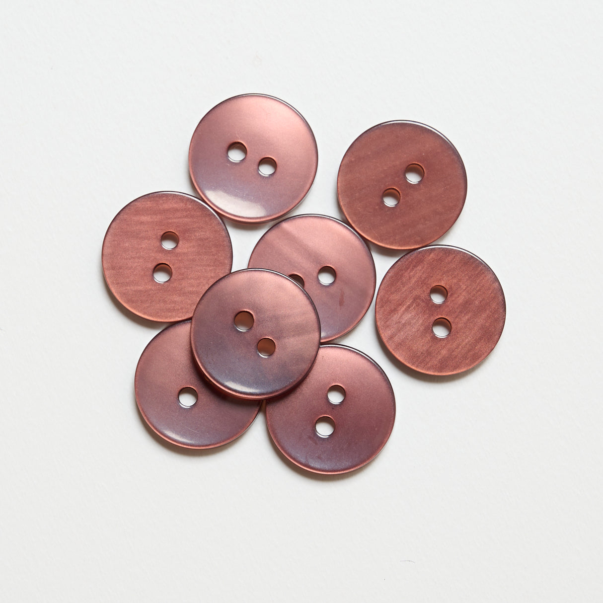 Mayflower Create Knapper - 2-Huls Transpla 14-23MM - Transparent Rosa