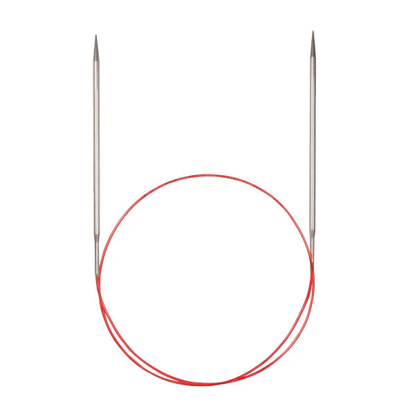 ADDI Premium Spitze Silber Rundstricknadel 2,50-8,00mm 40cm
