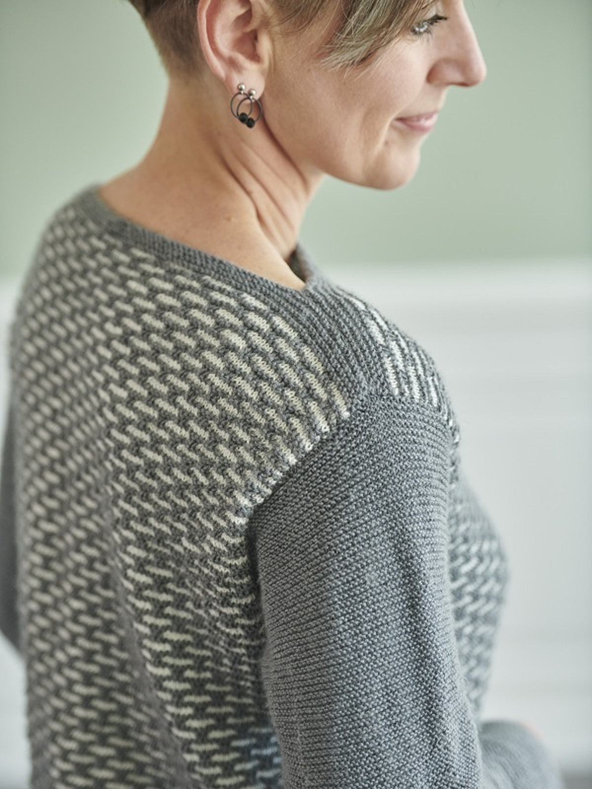 FR37 - Bluse i Vævestrik