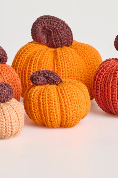 Gehäkelte Kürbisse