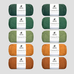 ANYDAY Cotton 8/4 Colorbag 10er Packung