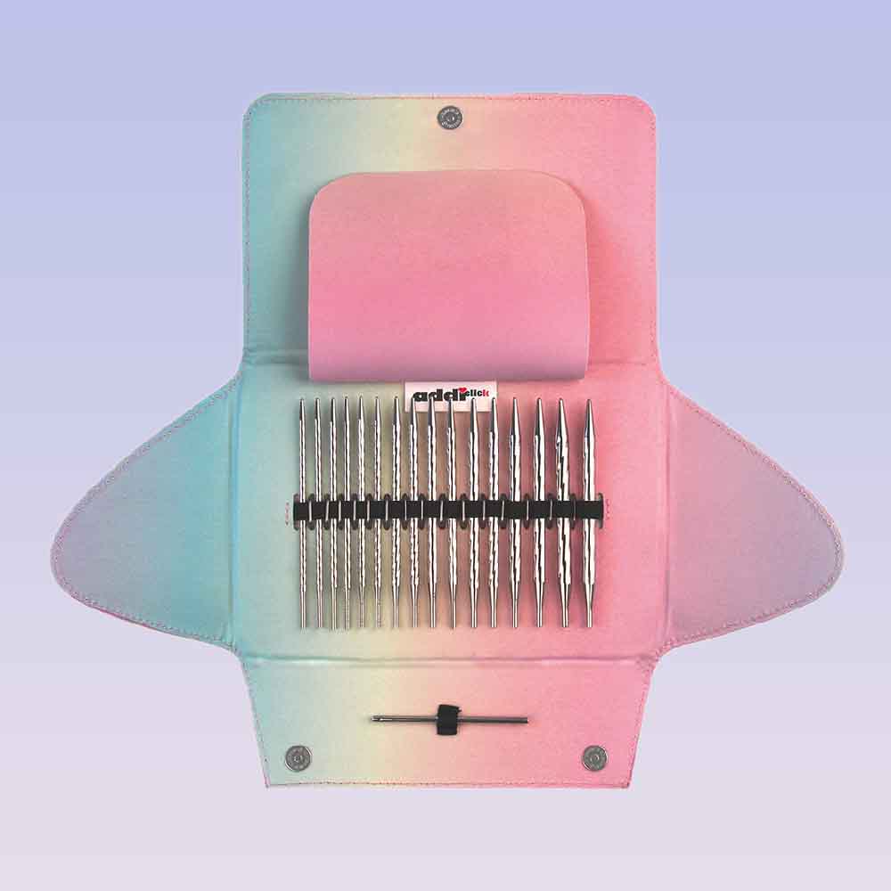 ADDI Click Unicorn Austauschbare Rundstricknadelset 3,50-8,00mm