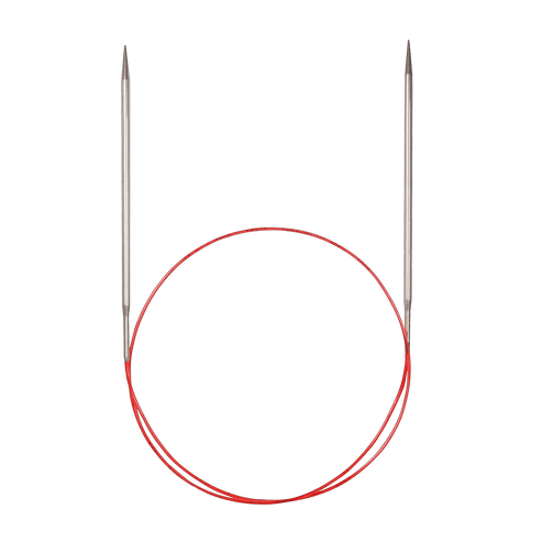 ADDI Premium Spitze Silber Rundstricknadel 2,50-8,00mm 60cm