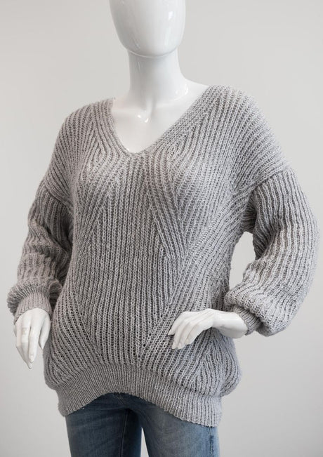 Patentstrikket sweater