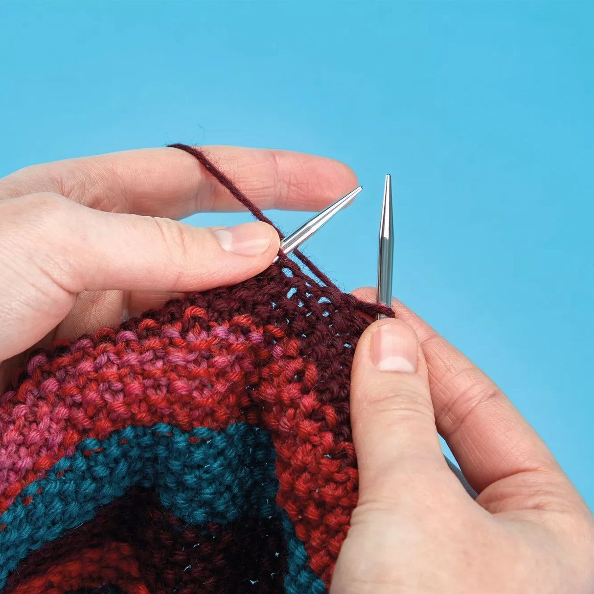 ADDI Premium Spitze Silber Rundstricknadel 2,50-8,00mm 60cm