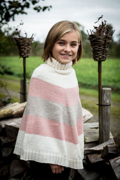 Streifen Poncho