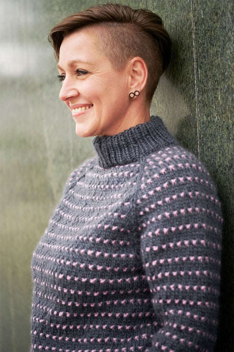 FR5 - Gewebter Strickpullover