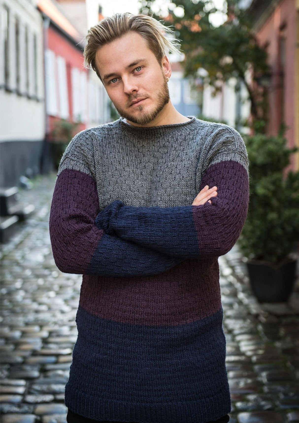 Herresweater i tre farver