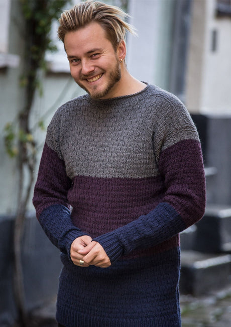 Herrenpullover in drei Farben