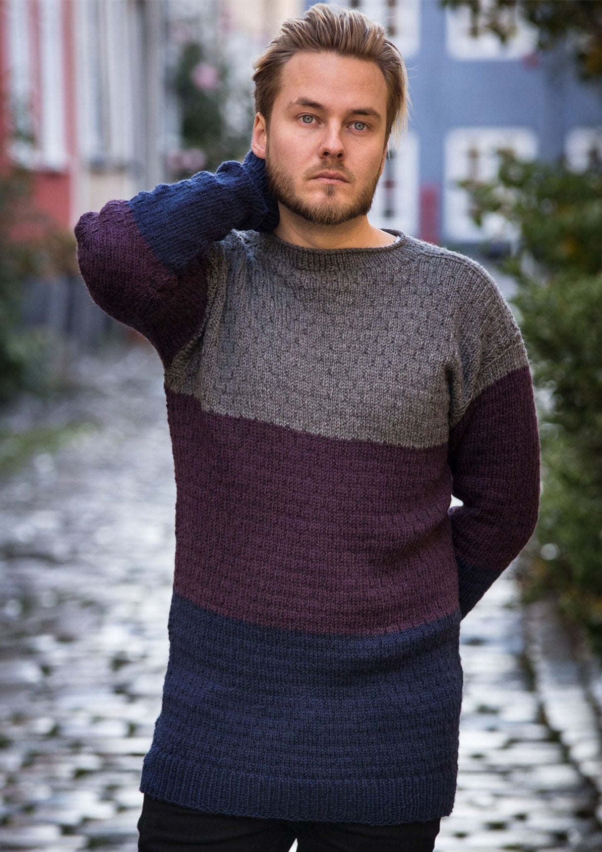 Herresweater i tre farver