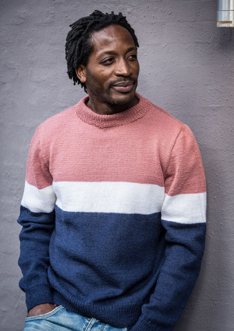 Klassischer Männerpullover