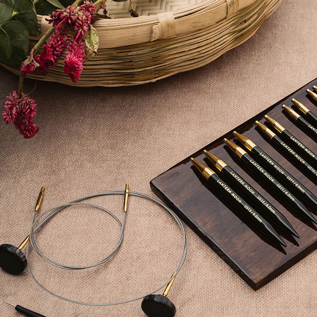 Lantern Moon Rundstricknadel-Spitzen ohne Draht