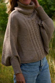 Poncho mit Ärmeln