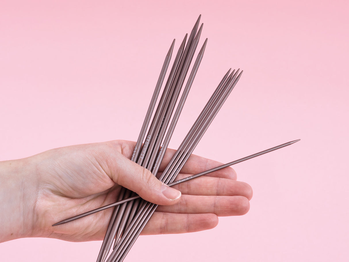 ADDI Mystic Strømpepinde Aluminium 2.00-4.00 mm 15-20 cm