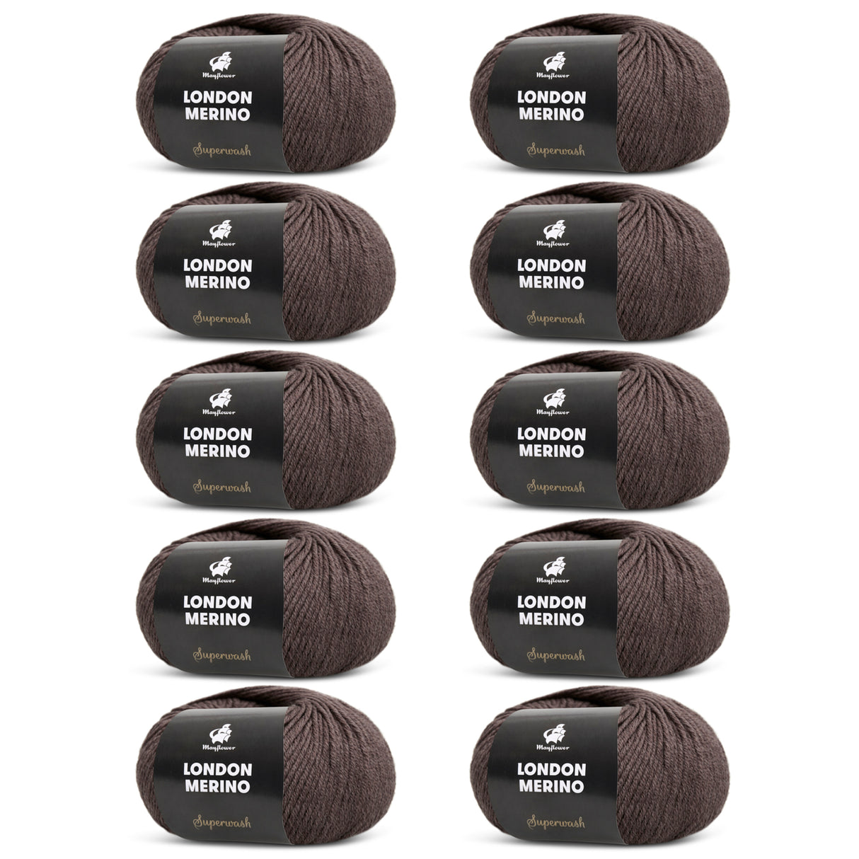 London Merino 2. Sortierung, 10er-Pack