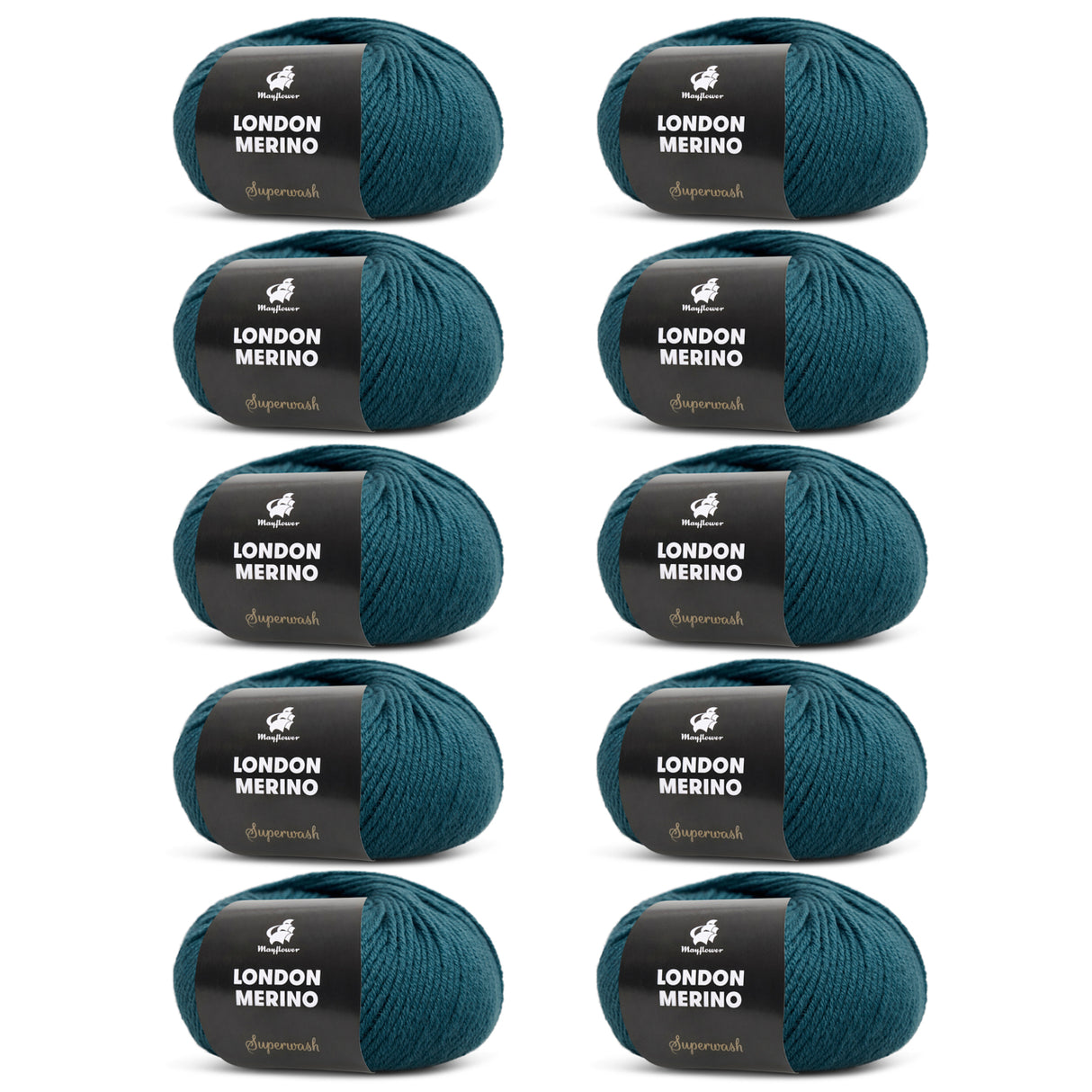 London Merino 2. Sortierung, 10er-Pack