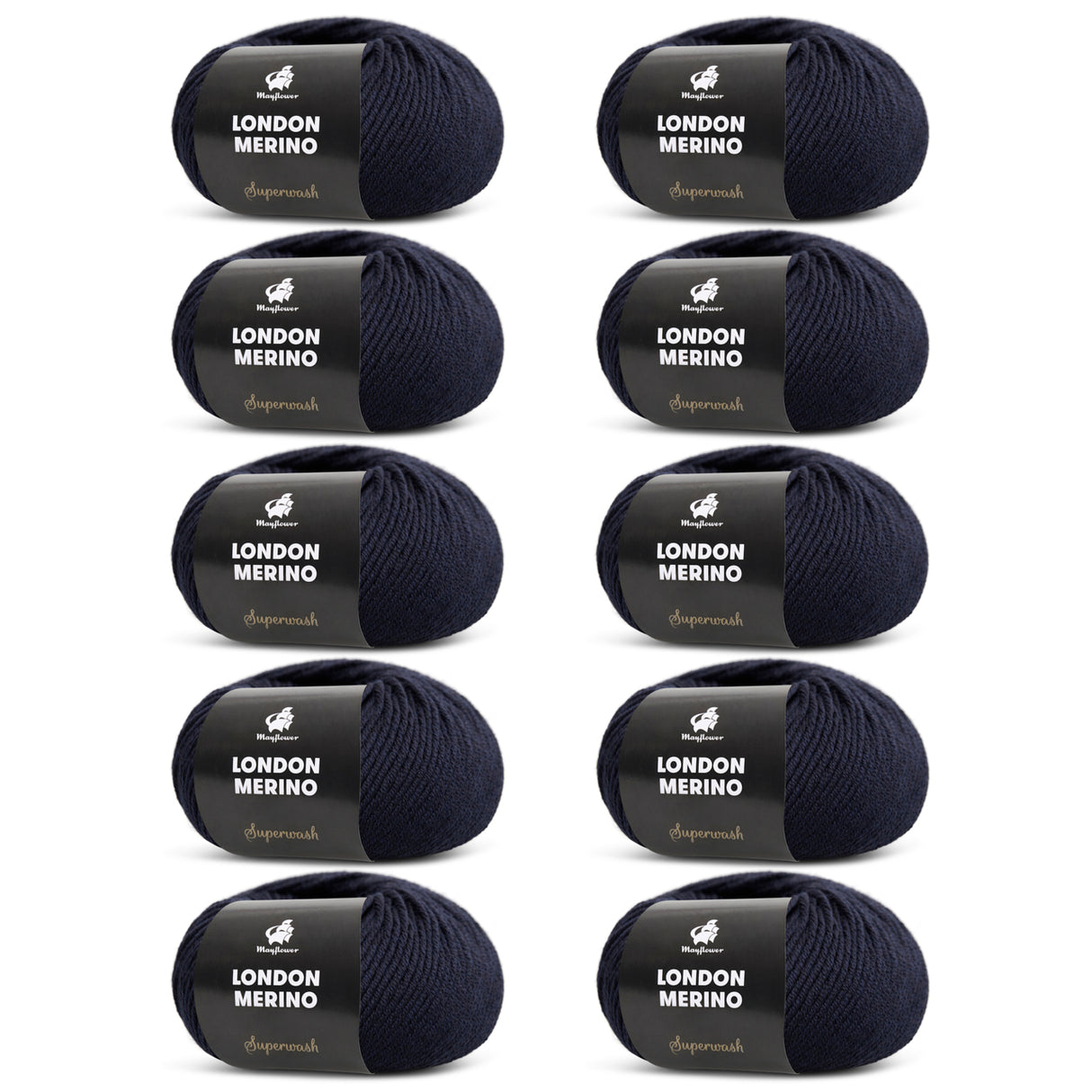 London Merino 2. Sortierung, 10er-Pack