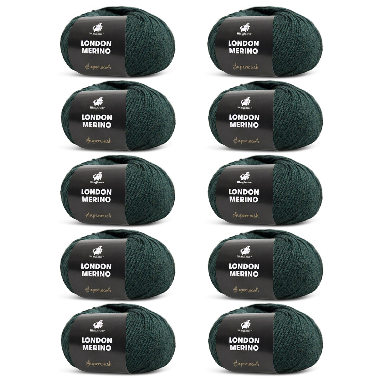 London Merino 2. Sortierung, 10er-Pack