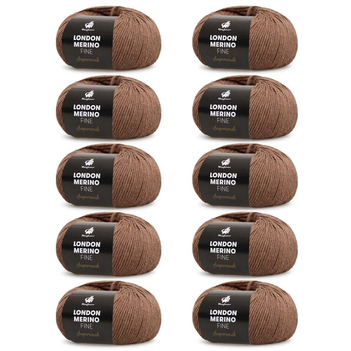 London Merino Fine 2. Sortierung 10er-Pack