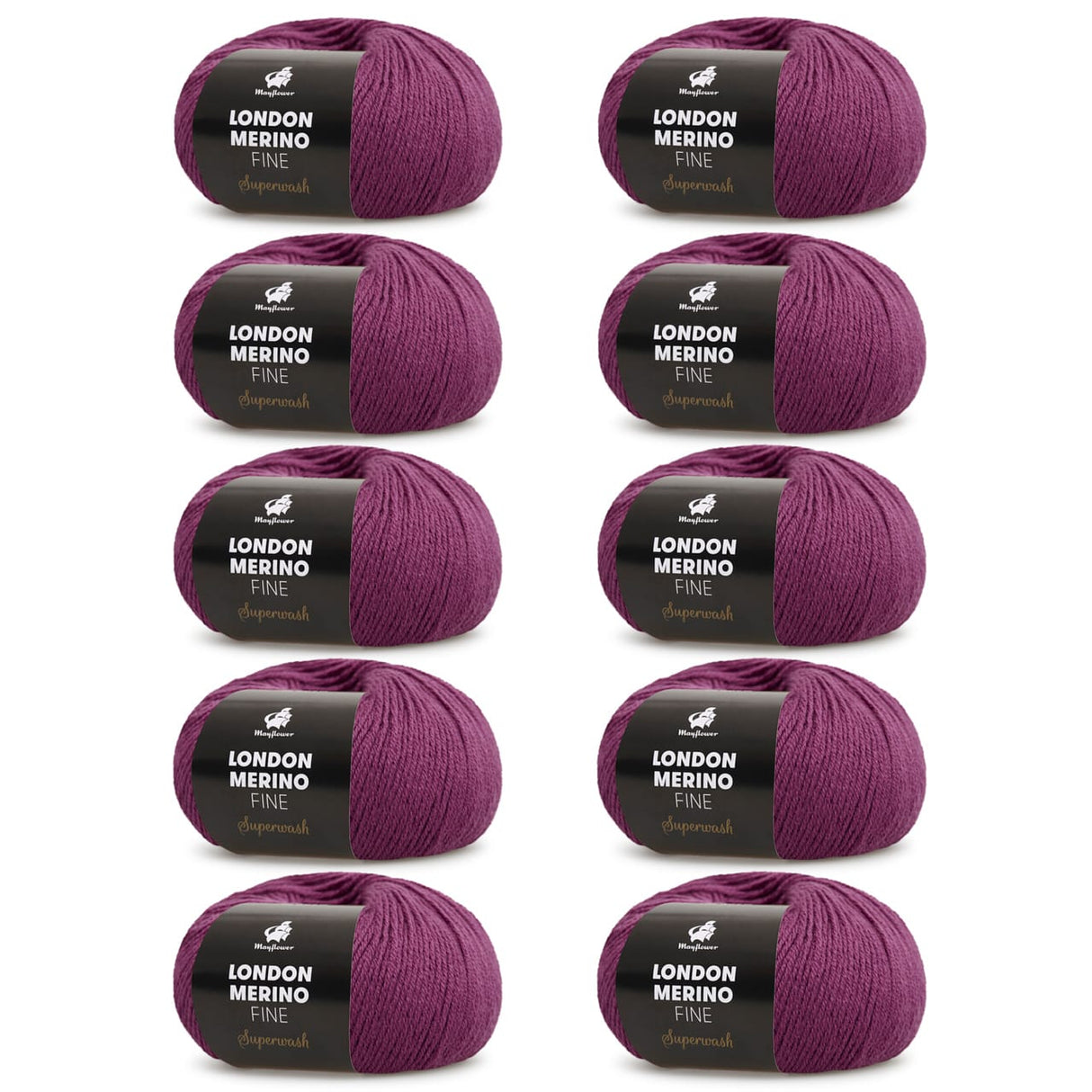 London Merino Fine 2. Sortierung 10er-Pack