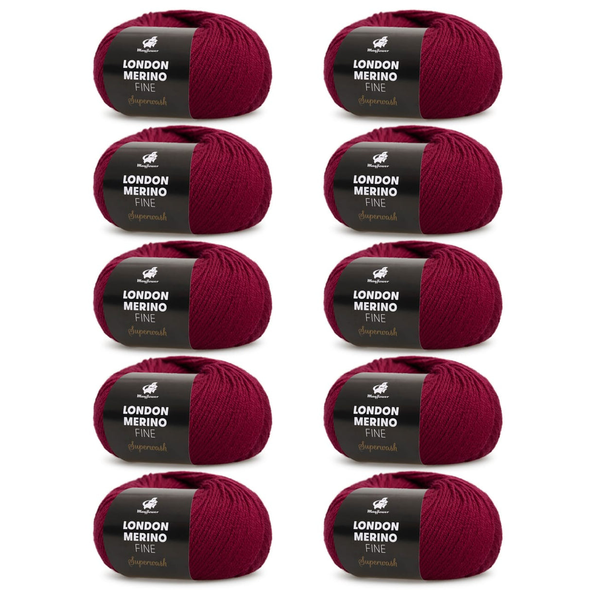 London Merino Fine 2. Sortierung 10er-Pack