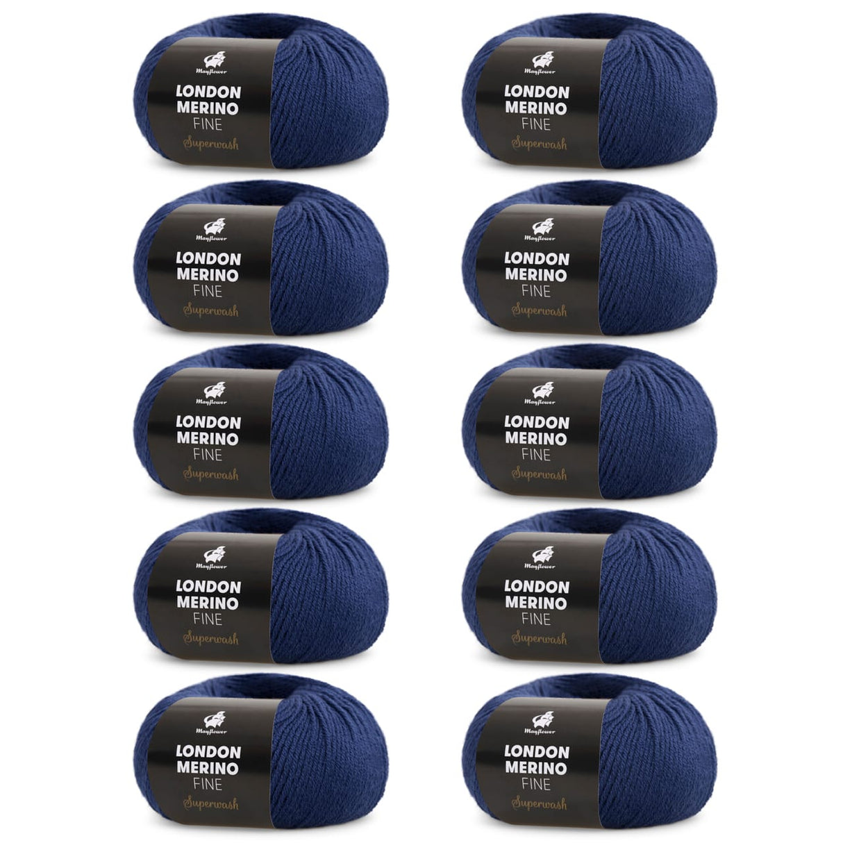 London Merino Fine 2. Sortierung 10er-Pack