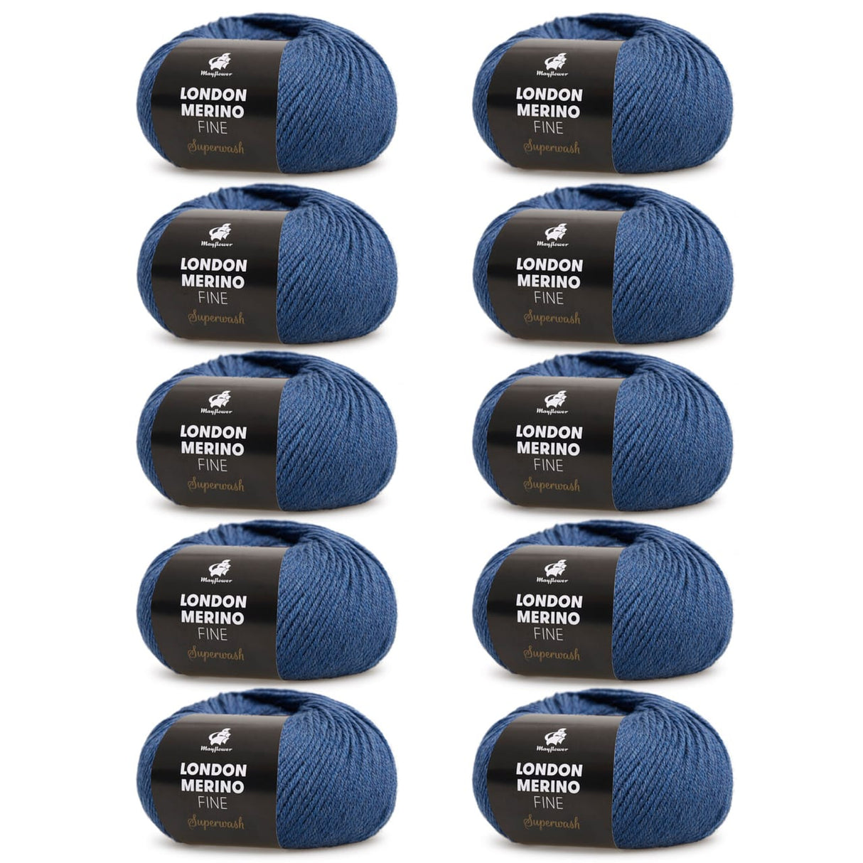 London Merino Fine 2. Sortierung 10er-Pack