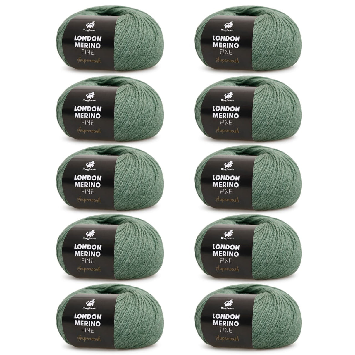 London Merino Fine 2. Sortierung 10er-Pack