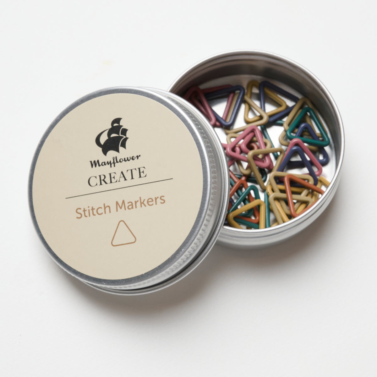 Mayflower Create Maskemarkører mix Metal Trekantet 42 stk. - Mix 2