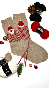 FRS12 Stricksocken 'Nikolaus'