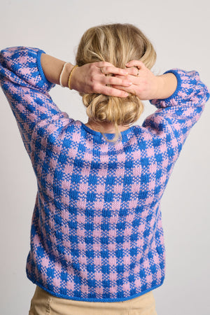 Gingham Sweater Anleitung