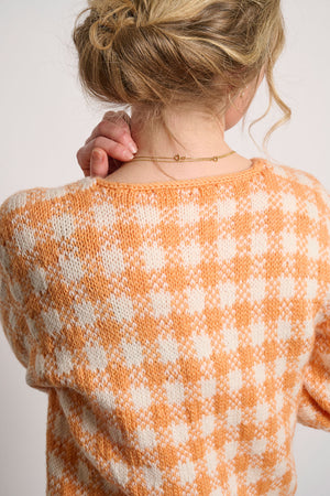Gingham Sweater Anleitung