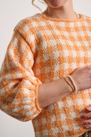 Gingham Sweater Anleitung