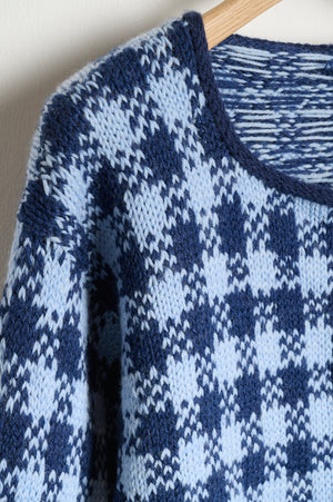 Gingham Sweater Anleitung